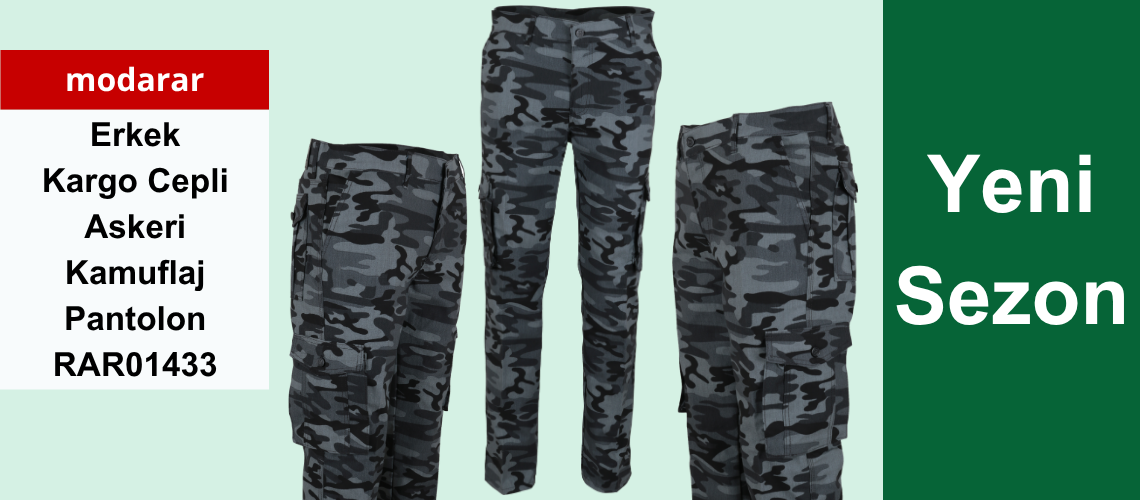 Erkek Kamuflaj Pantolon
